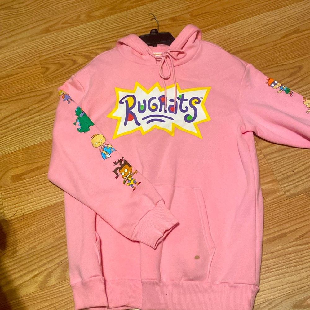 Pink hoodie